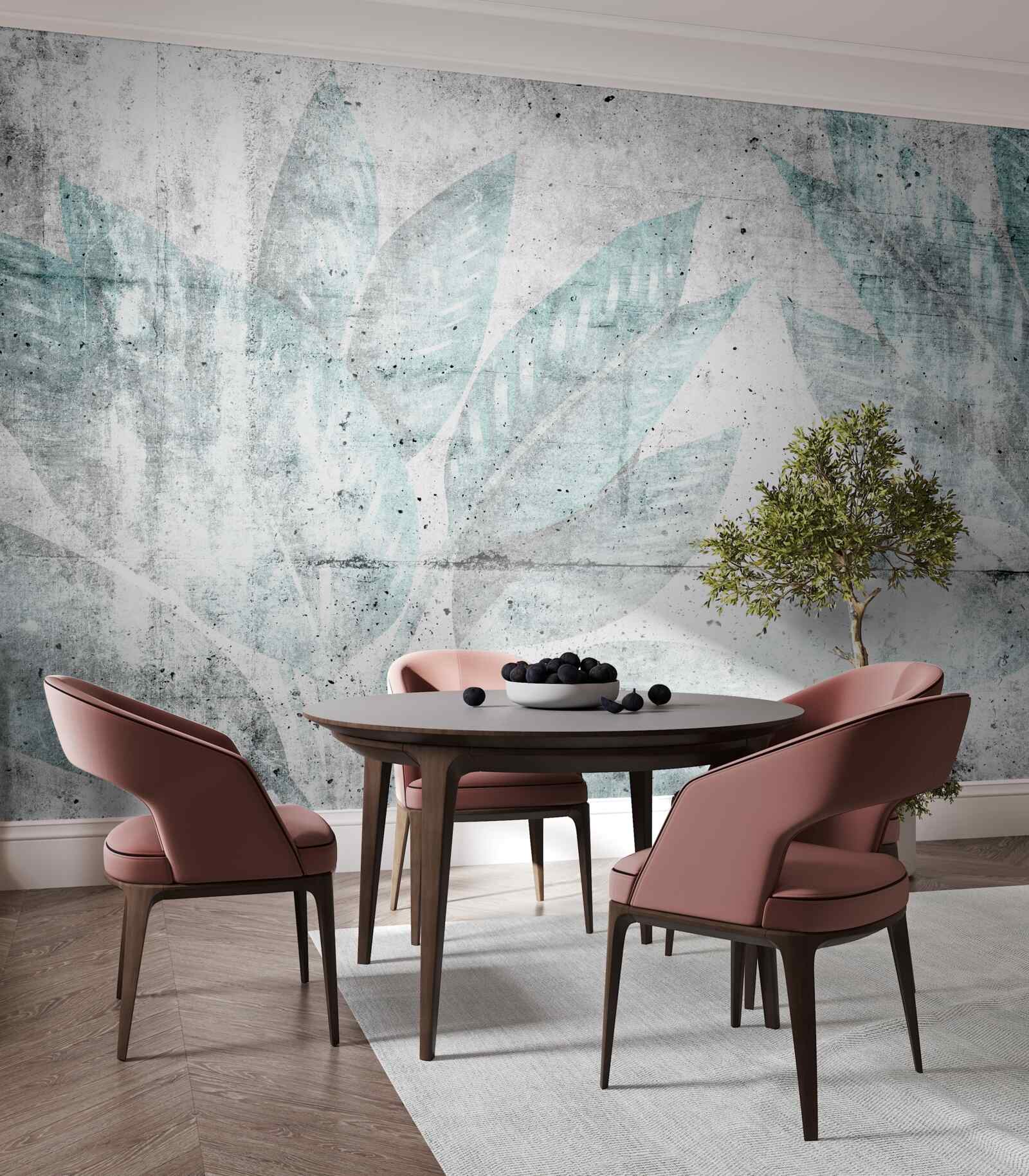 Фотошпалери відбитки великого осіннього листя