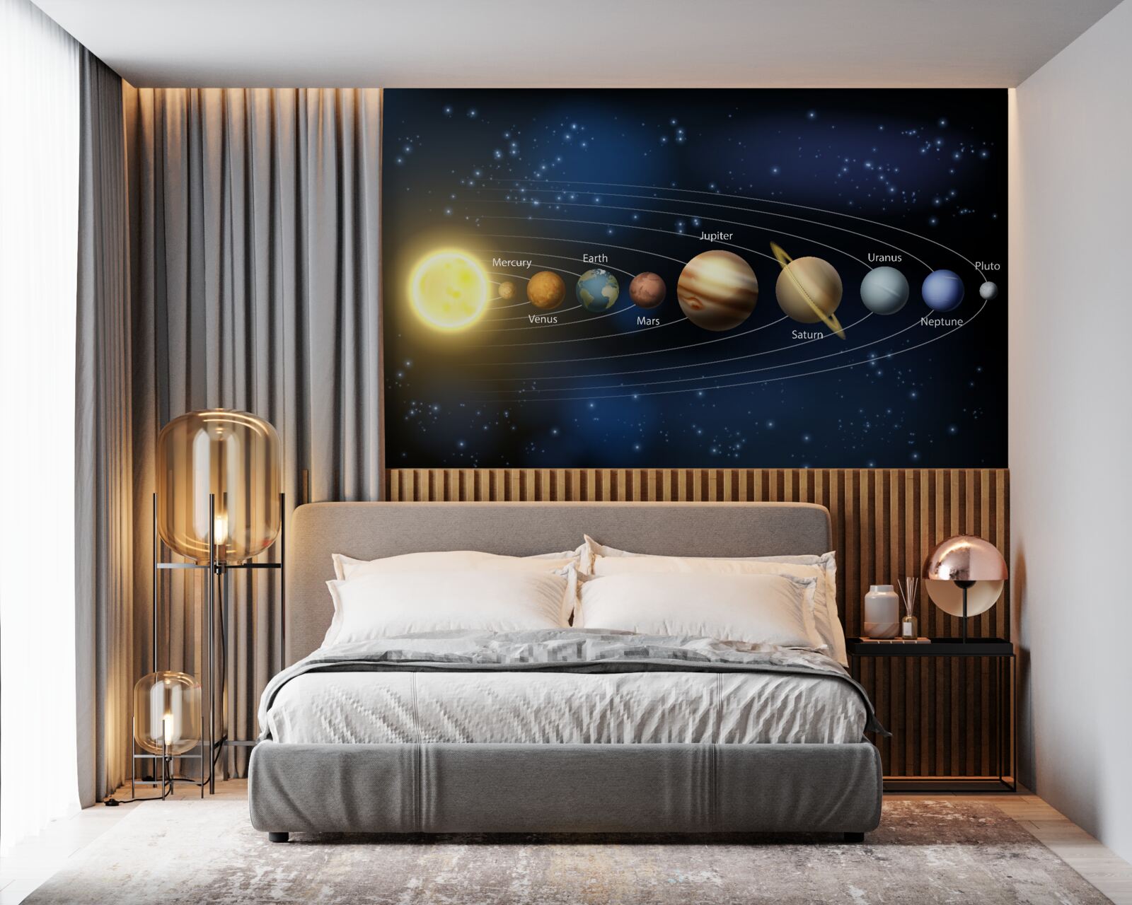 Фотошпалери порядок обертання планет навколо нашої галактики