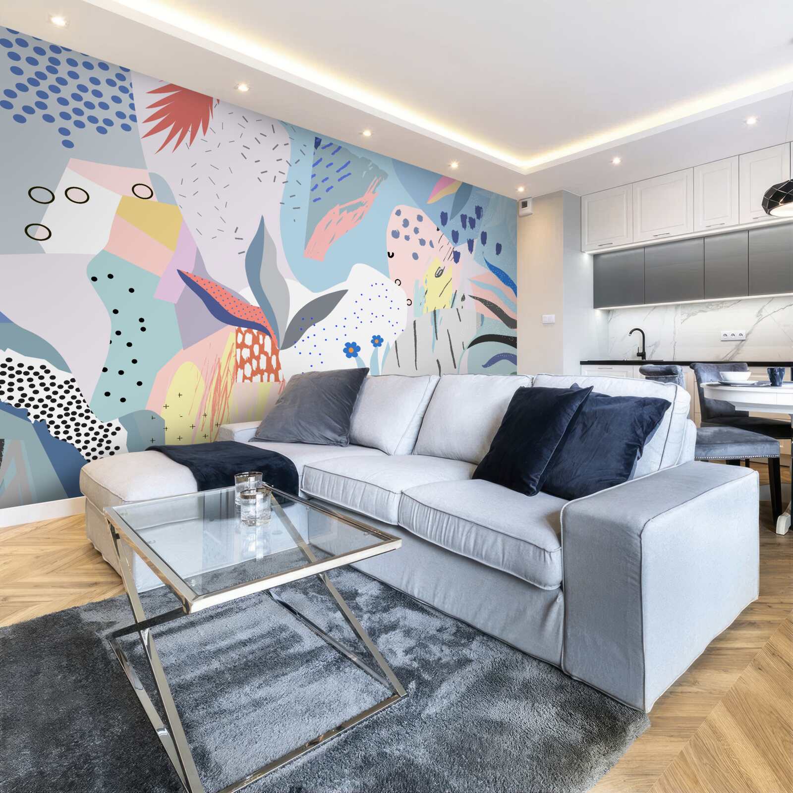 Фотошпалери абстракція тропічного лісу