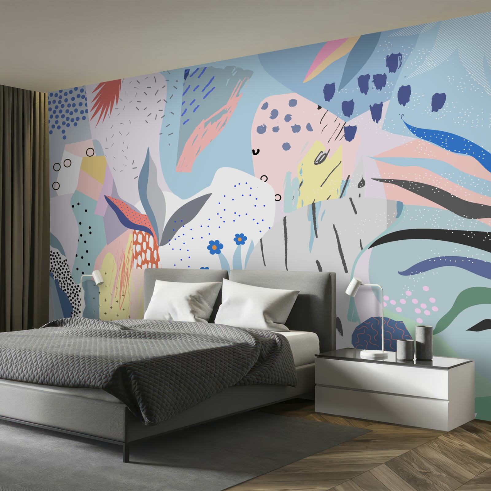 Фотошпалери абстракція тропічного лісу