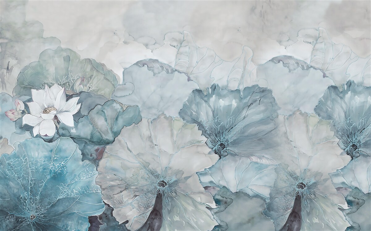 Фотошпалери туман огортає тропічну рослинність