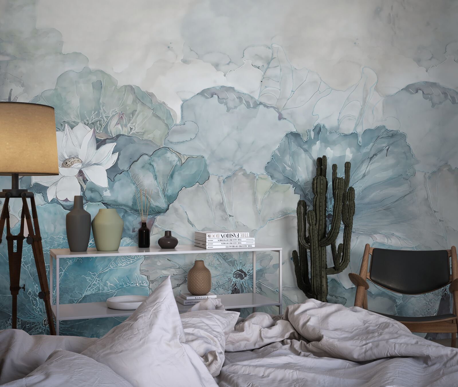 Фотошпалери туман огортає тропічну рослинність