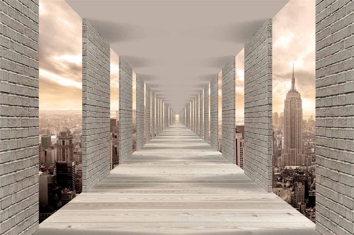 Фотошпалери нью-йоркський тунель