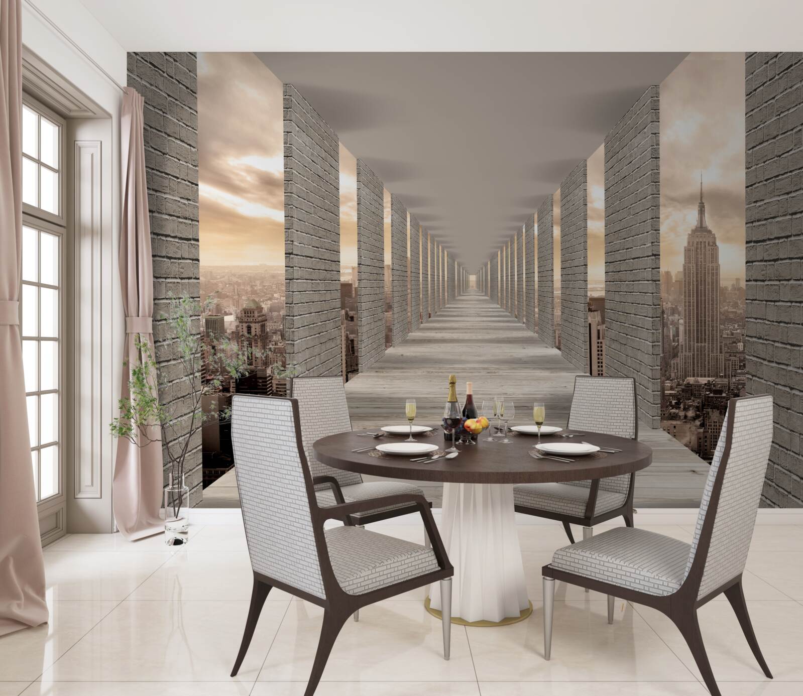 Фотошпалери нью-йоркський тунель