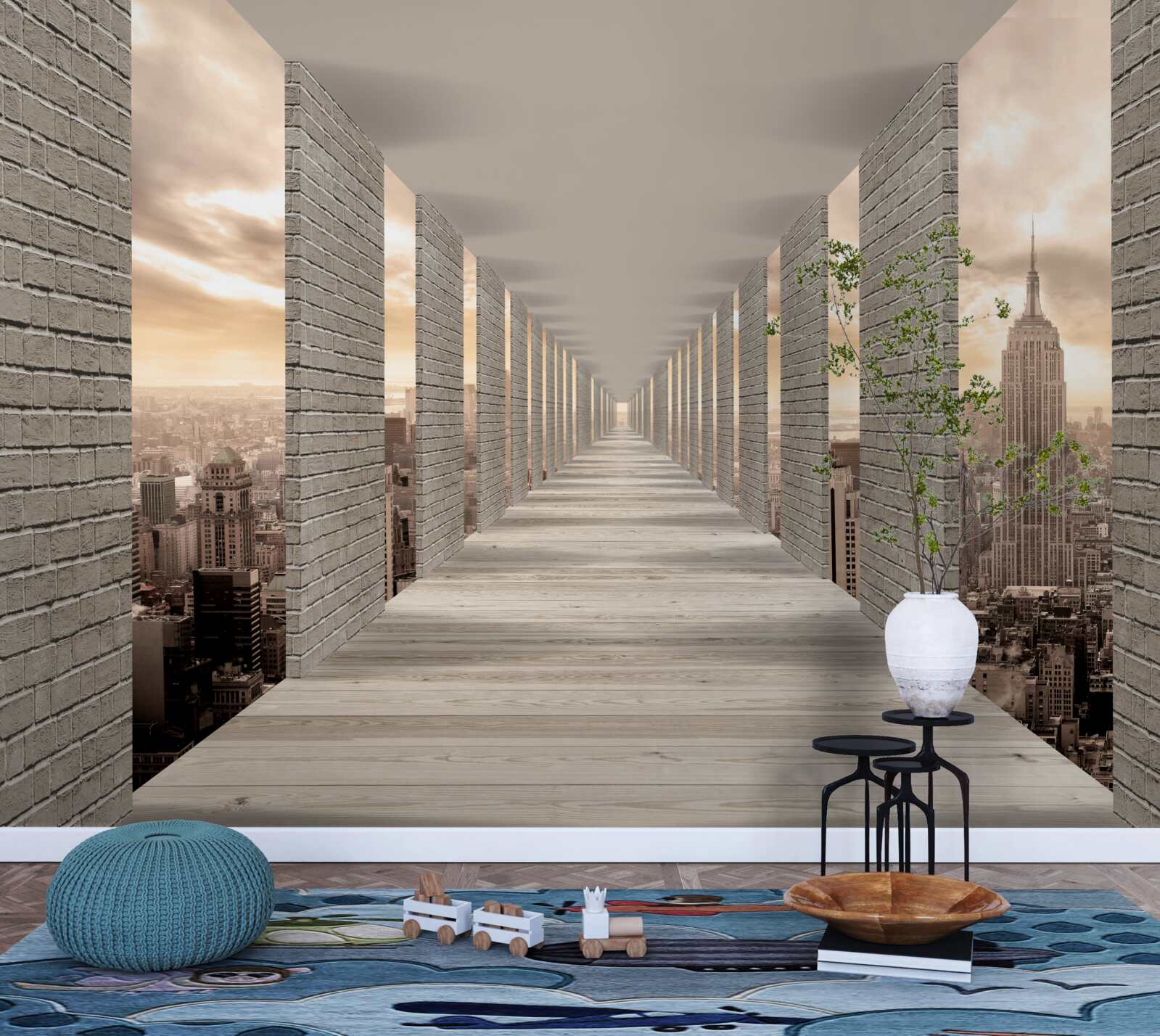 Фотошпалери нью-йоркський тунель