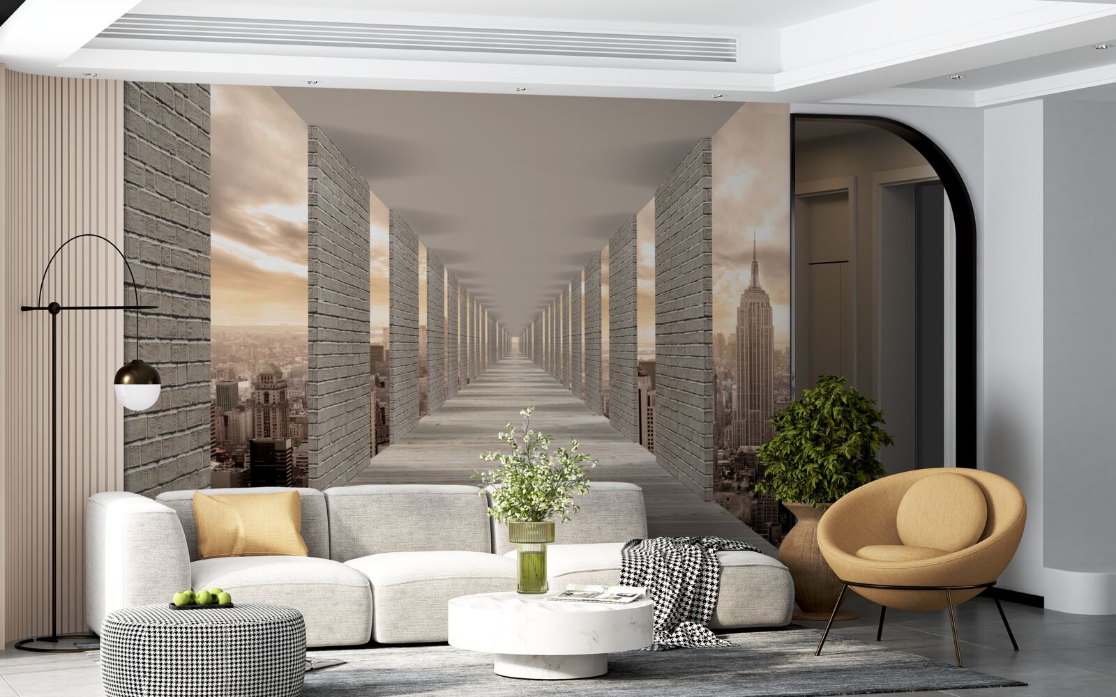 Фотошпалери нью-йоркський тунель