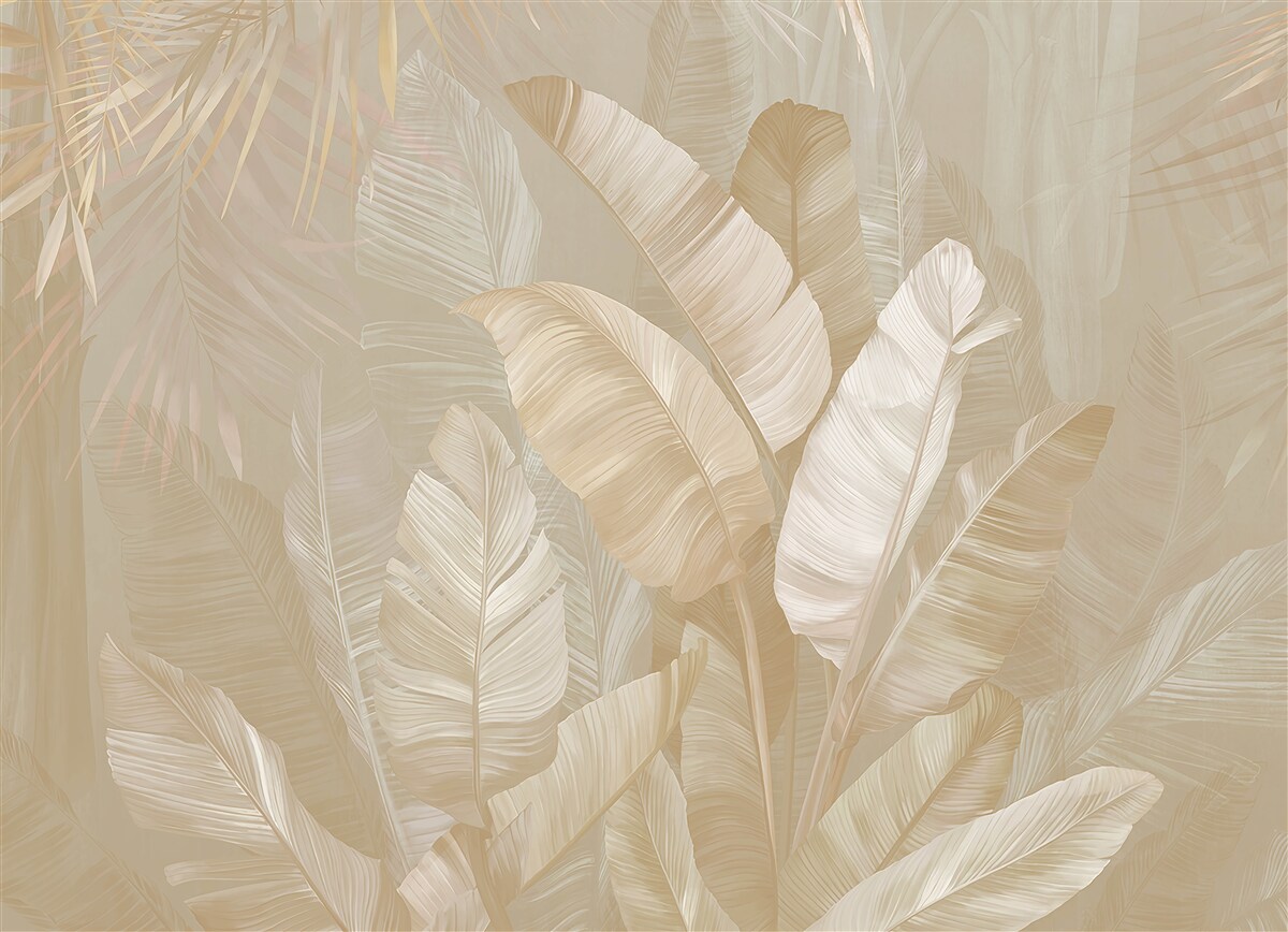 Фотошпалери розмаїття тропічного листя