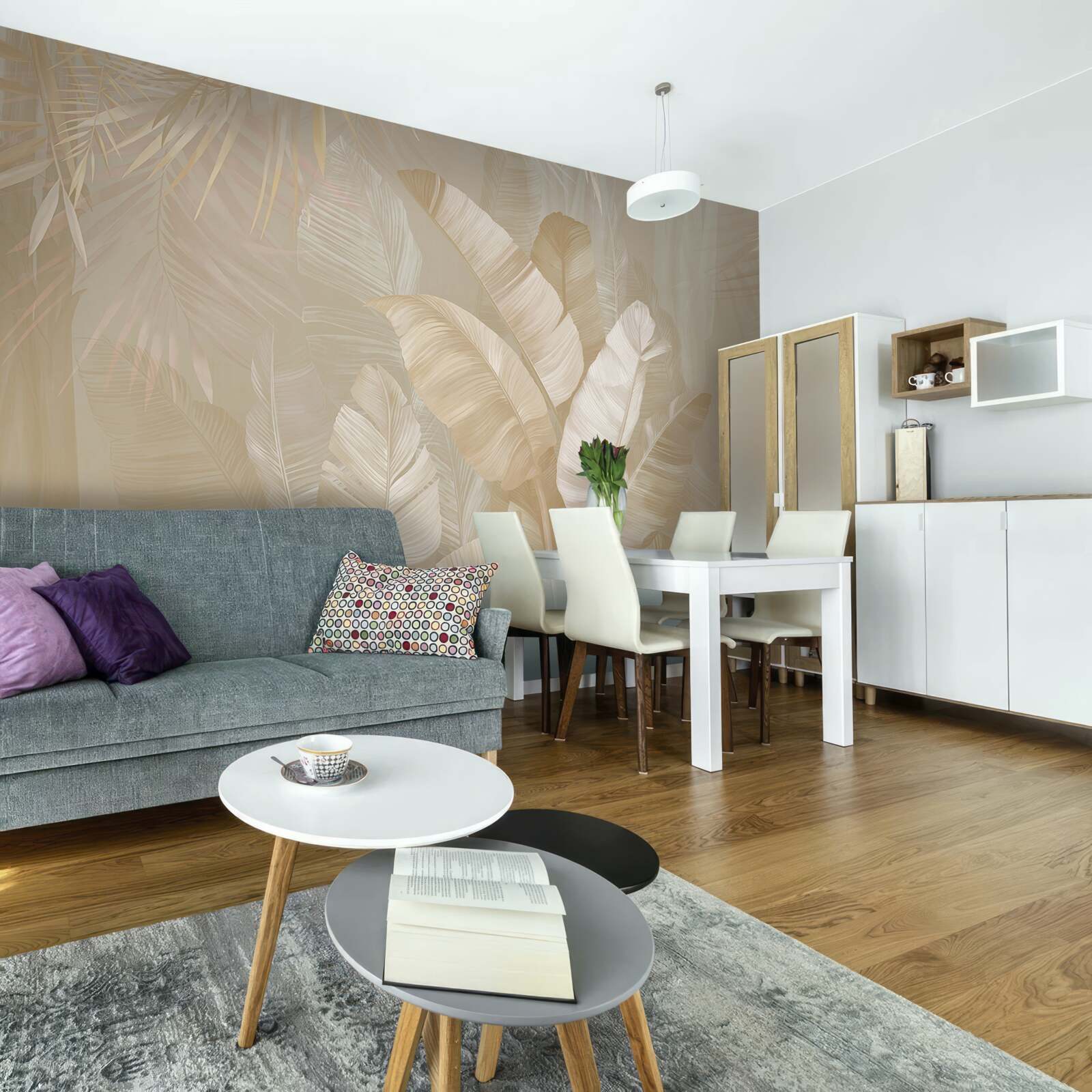 Фотошпалери розмаїття тропічного листя