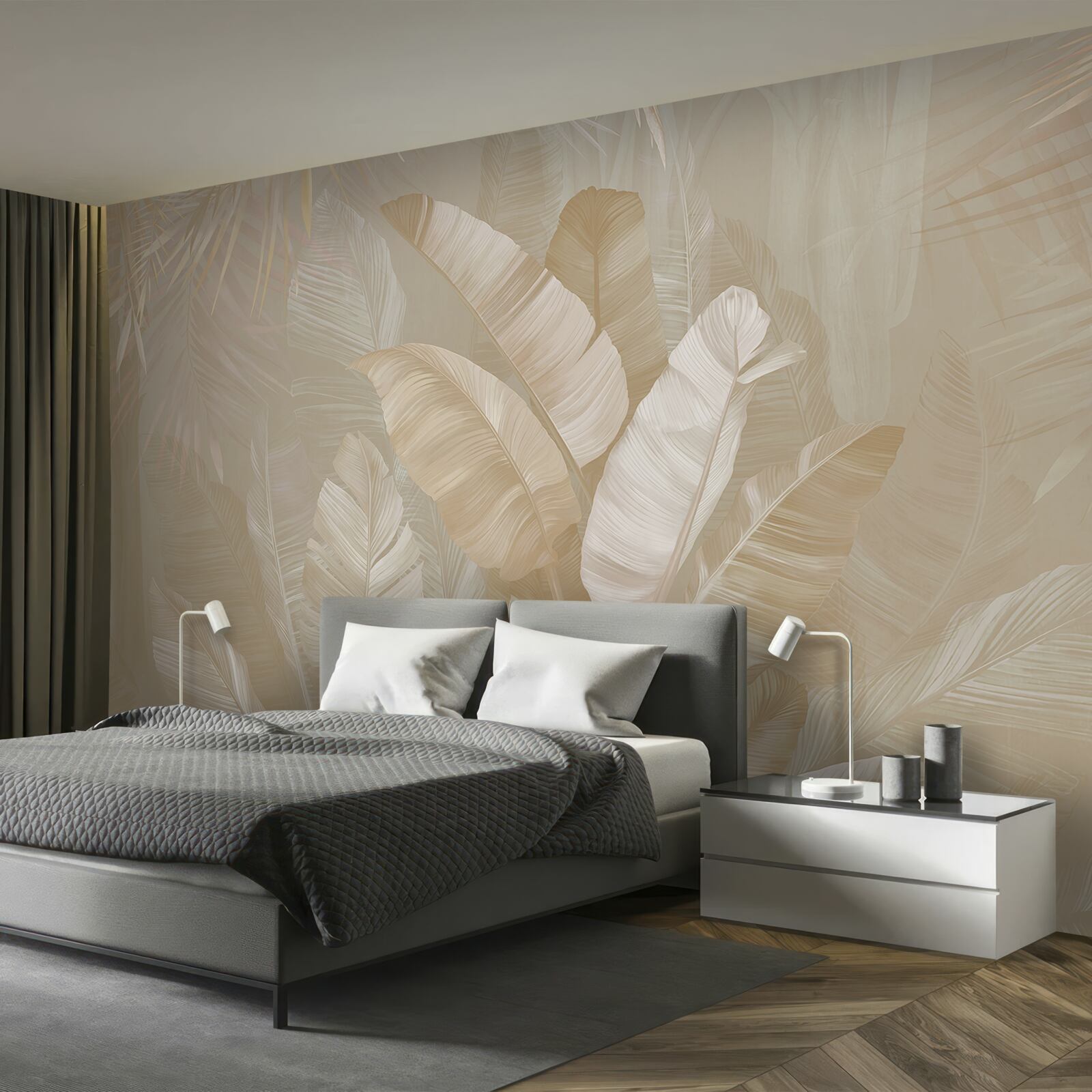 Фотошпалери розмаїття тропічного листя