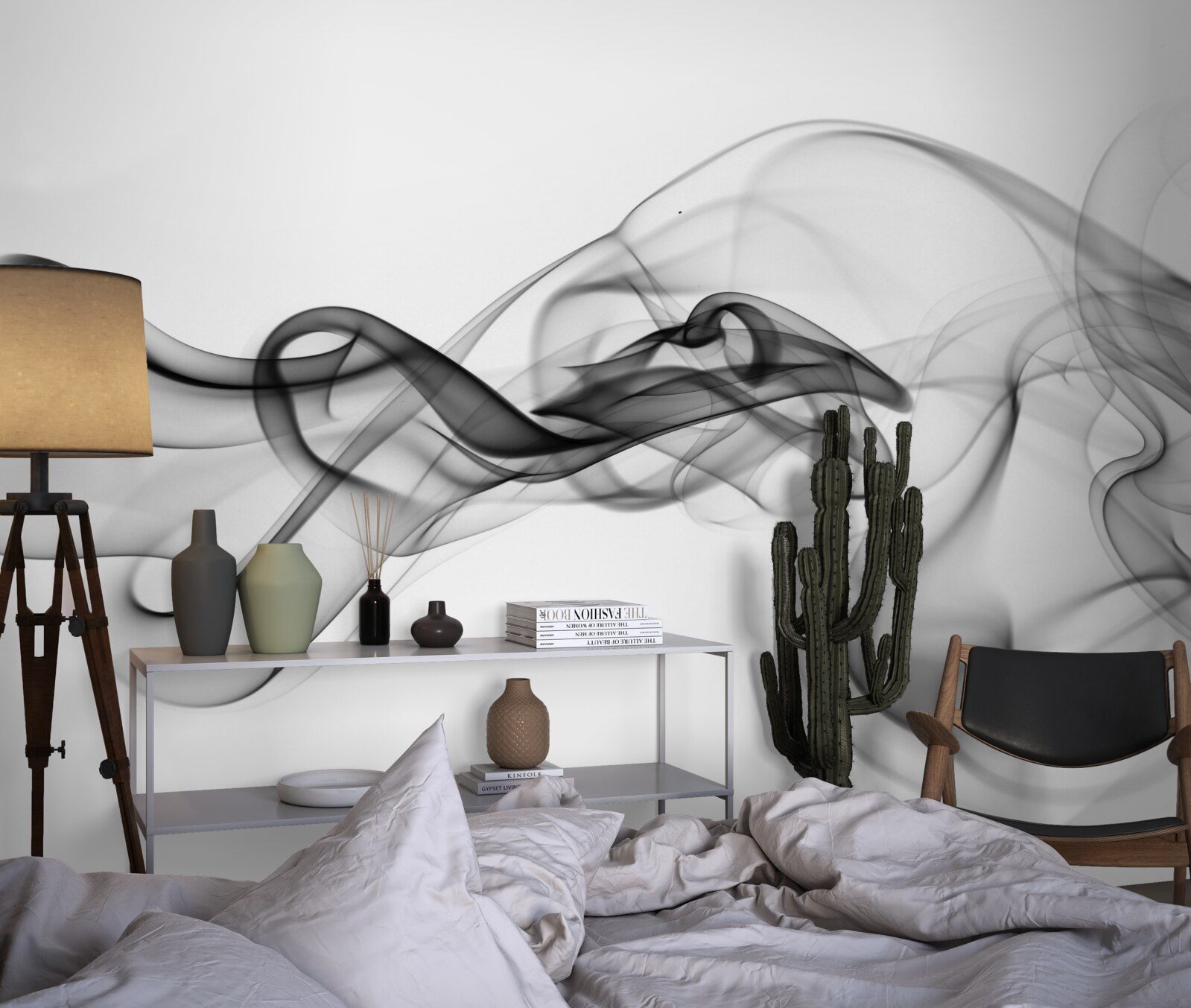 Фотошпалери темна хмара на світлому фоні