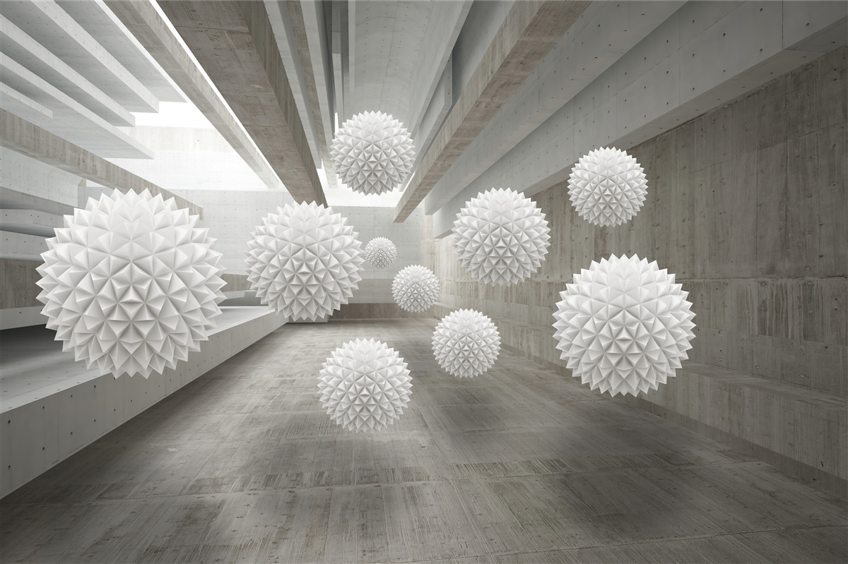 Фотошпалери нескінченність кличе кульки в свої обійми