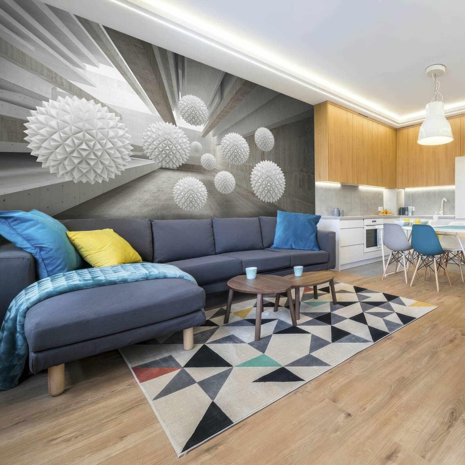 Фотошпалери нескінченність кличе кульки в свої обійми