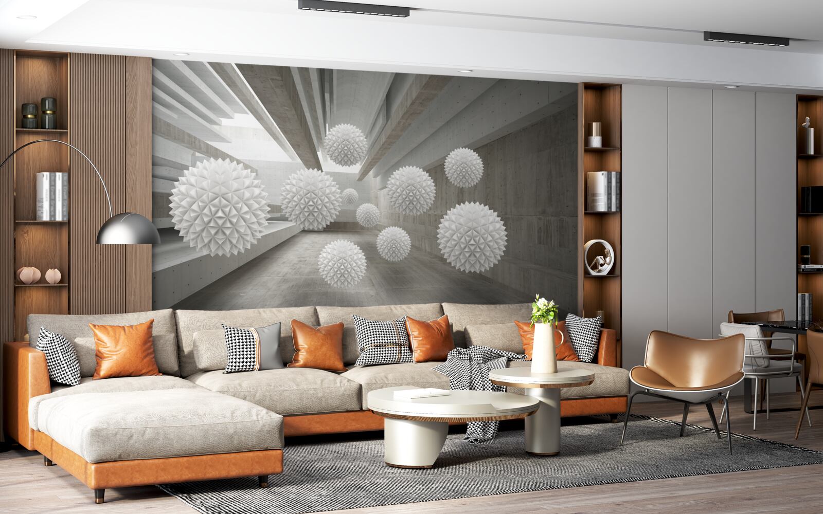 Фотошпалери нескінченність кличе кульки в свої обійми