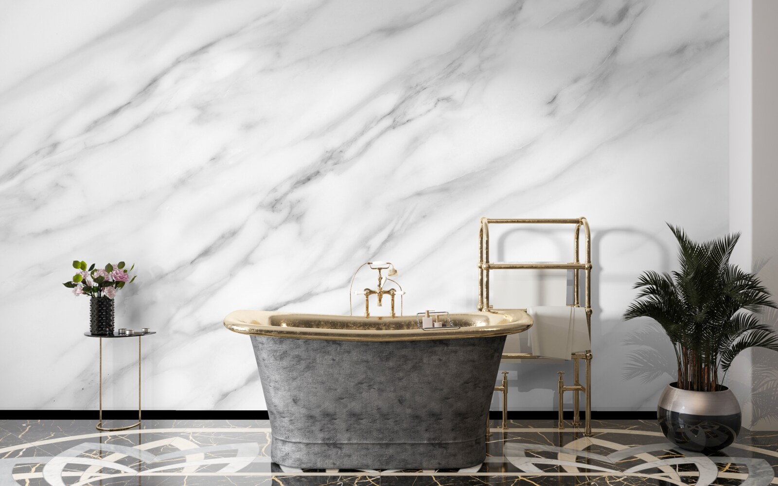 Фотошпалери тонка текстура на світлому камені