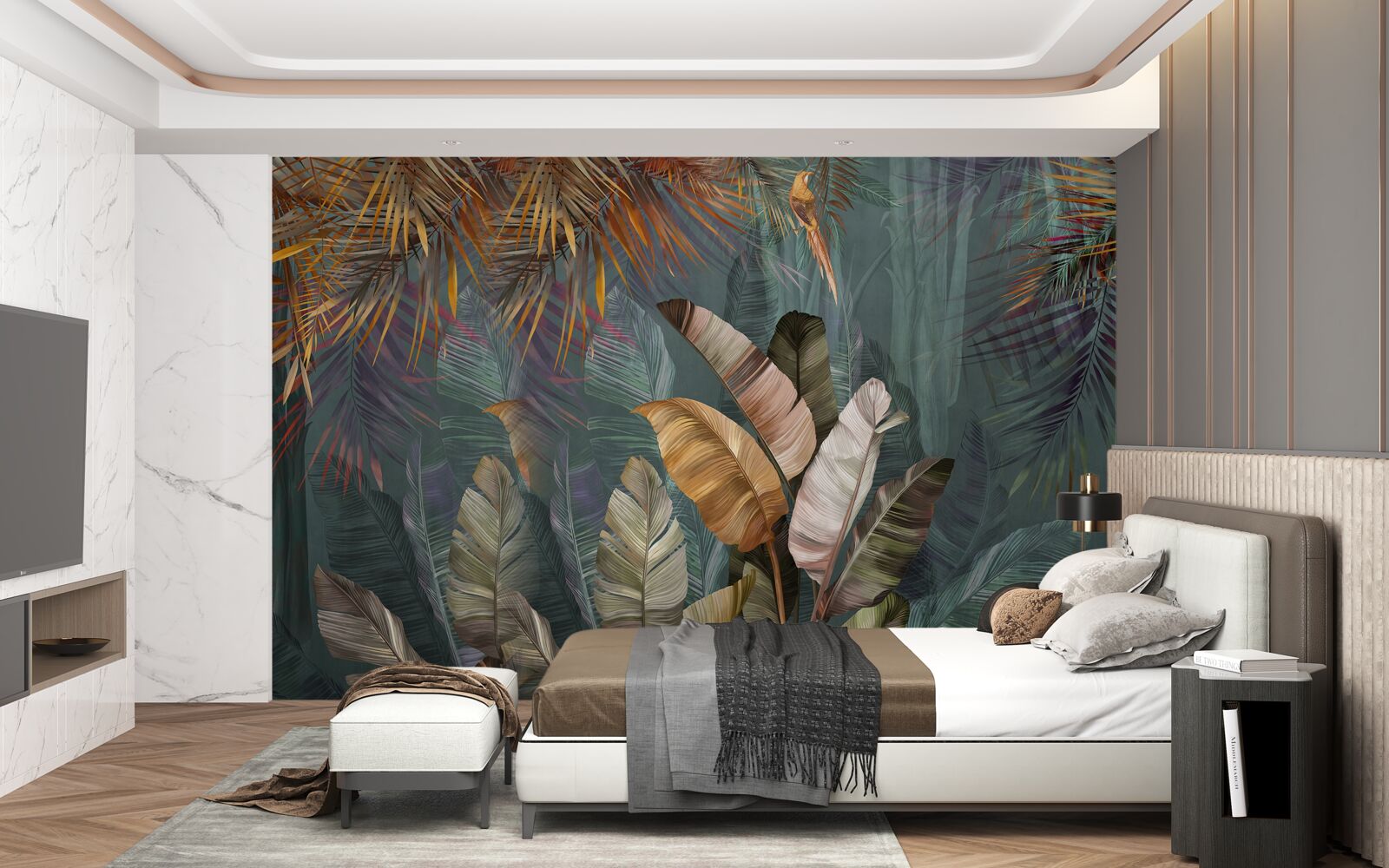 Фотошпалери гігантське тропічне листя