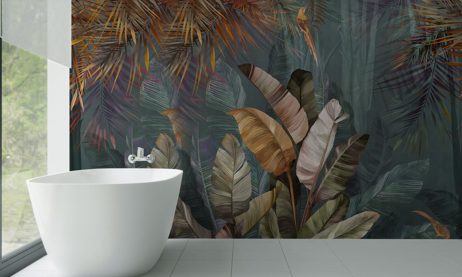 Фотошпалери гігантське тропічне листя