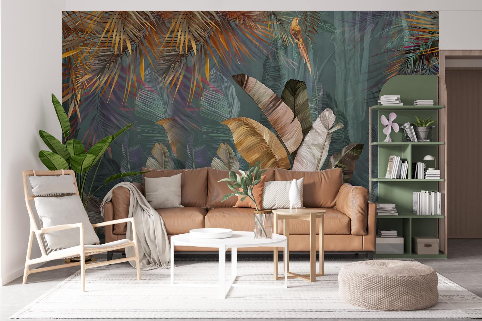 Фотошпалери гігантське тропічне листя