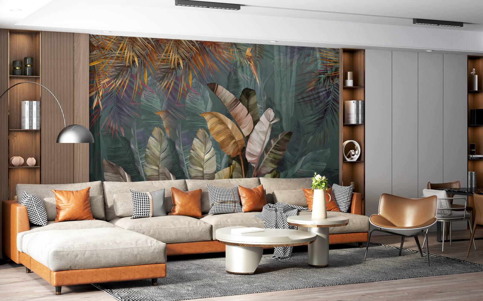 Фотошпалери гігантське тропічне листя