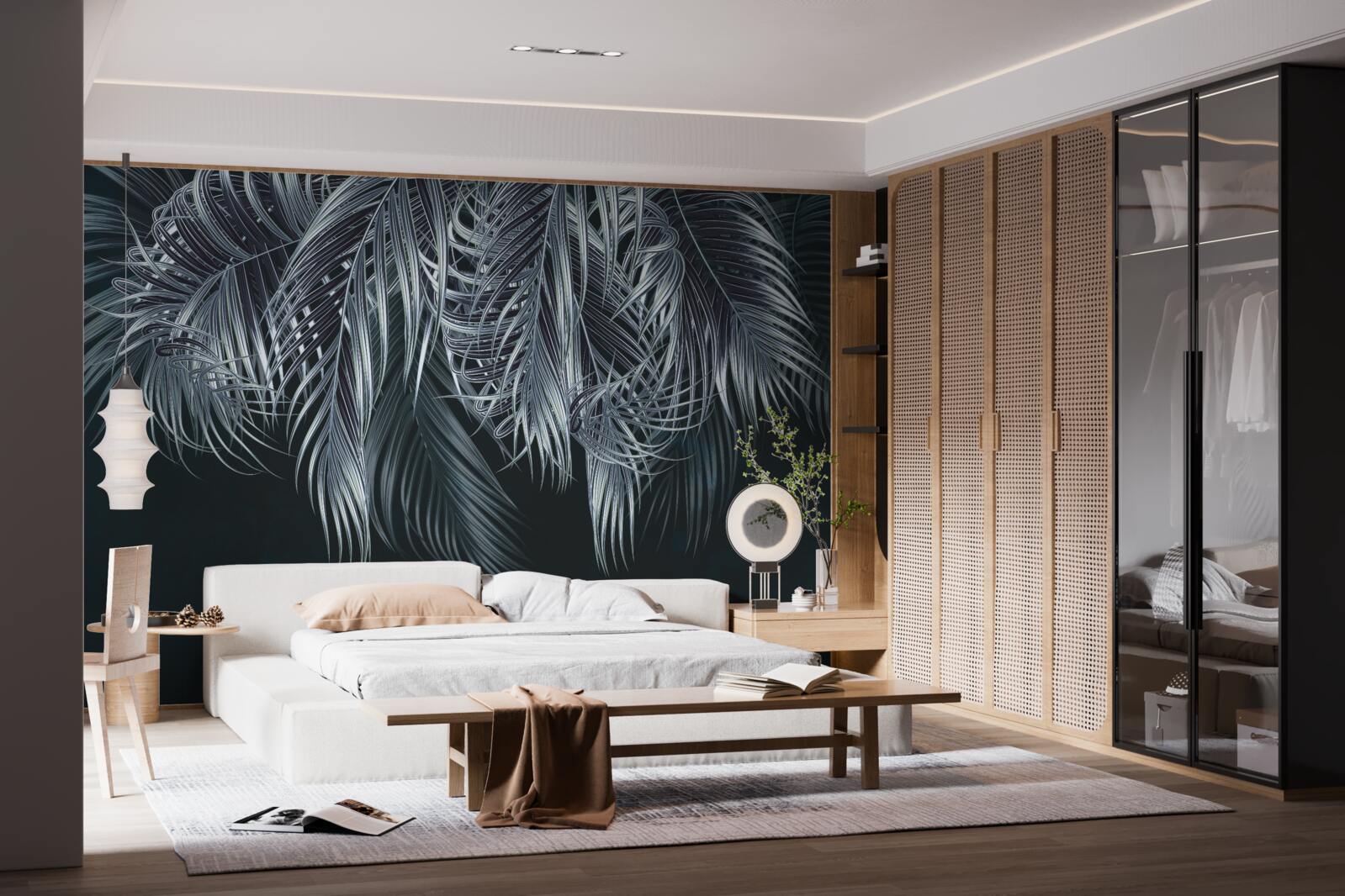 Фотошпалери довге і тонке пір'я