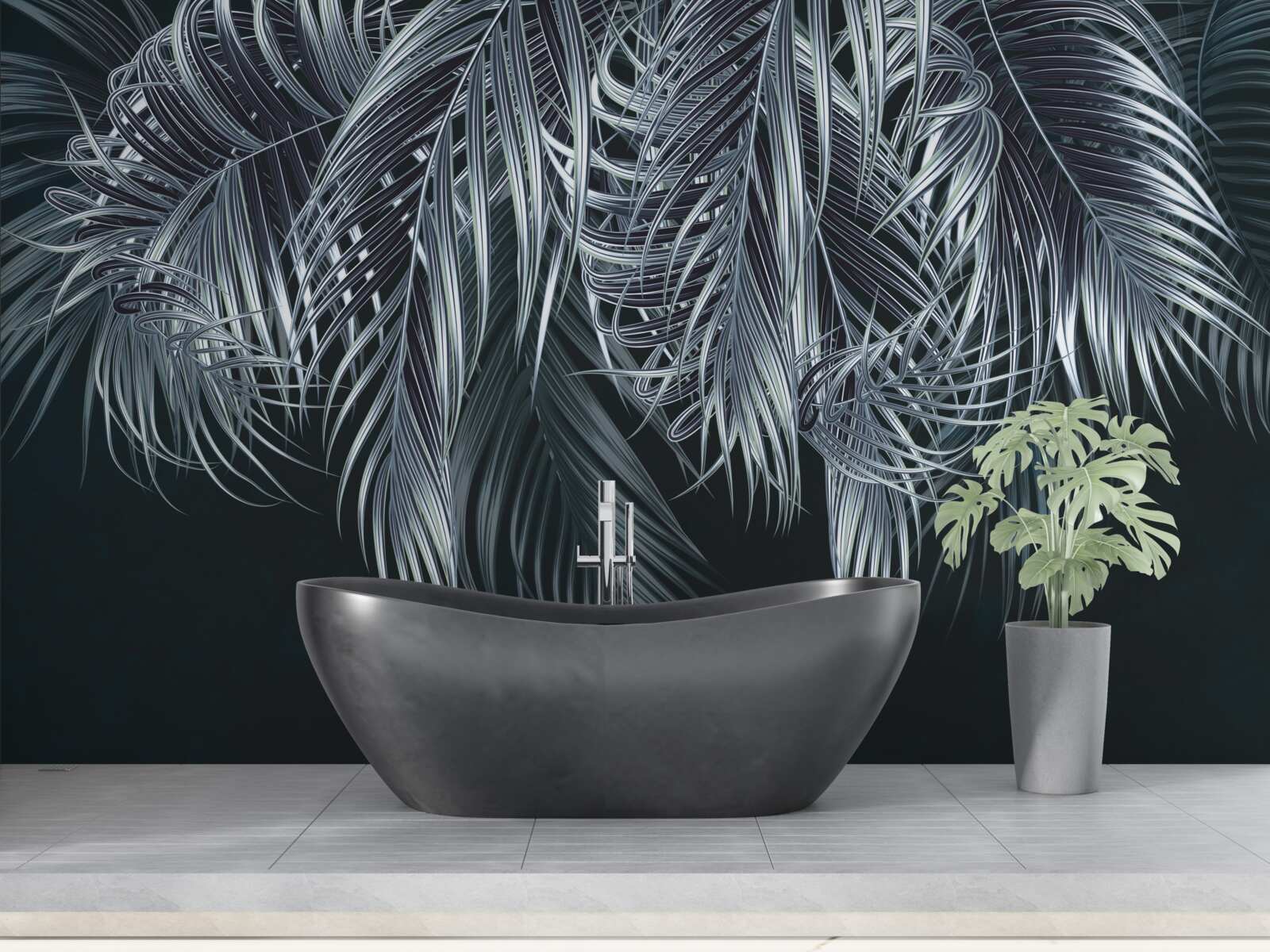 Фотошпалери довге і тонке пір'я