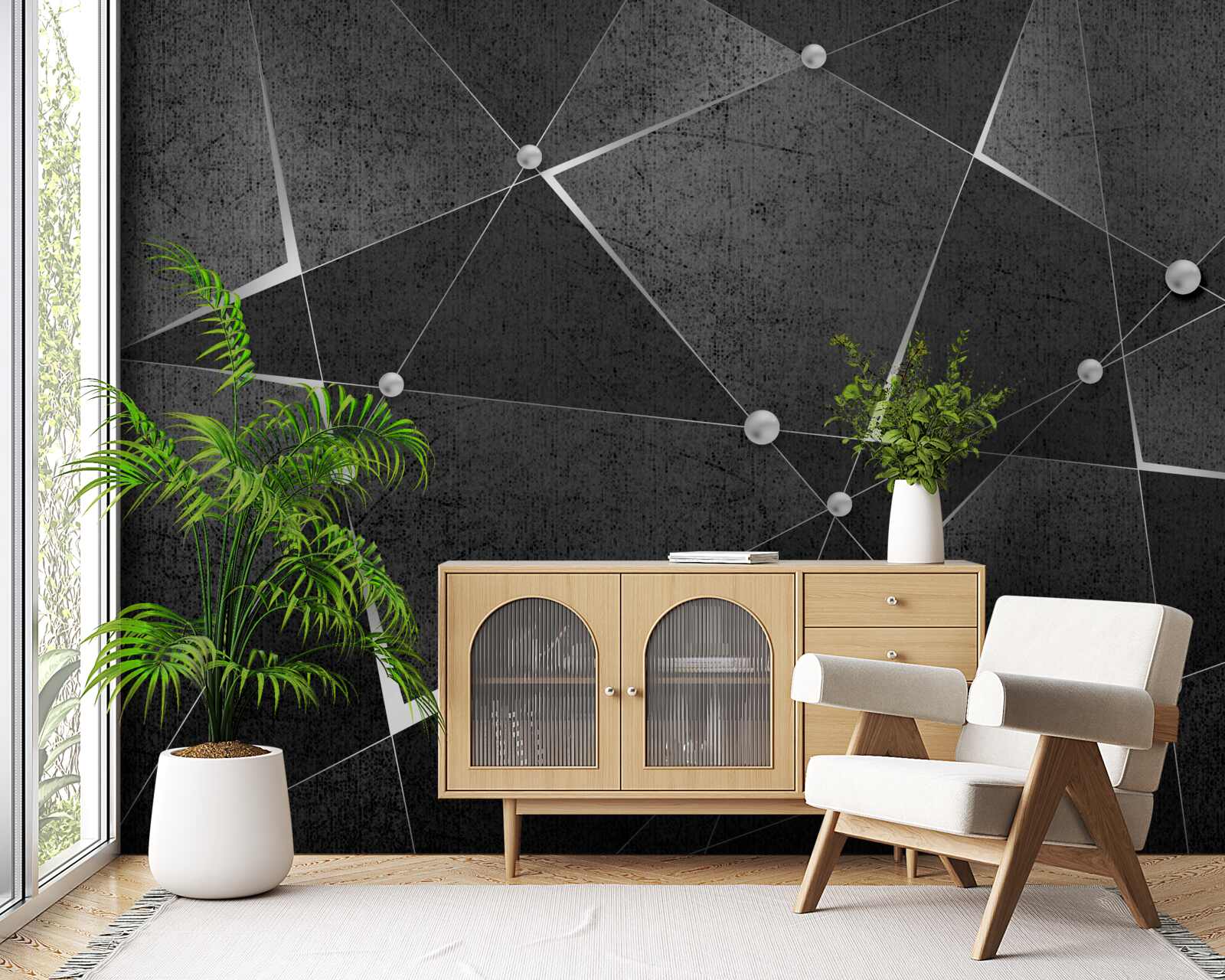 Фотошпалери чорні абстрактні відеозаставки