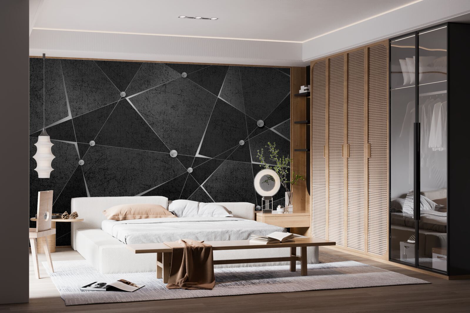 Фотошпалери чорні абстрактні відеозаставки