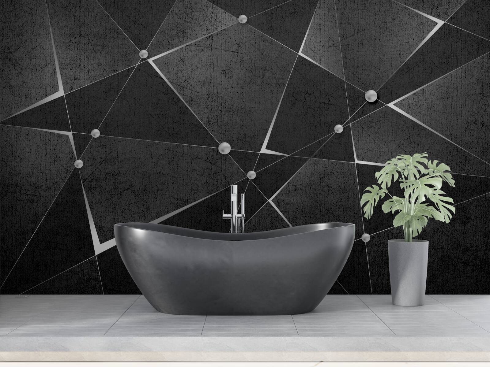 Фотошпалери чорні абстрактні відеозаставки