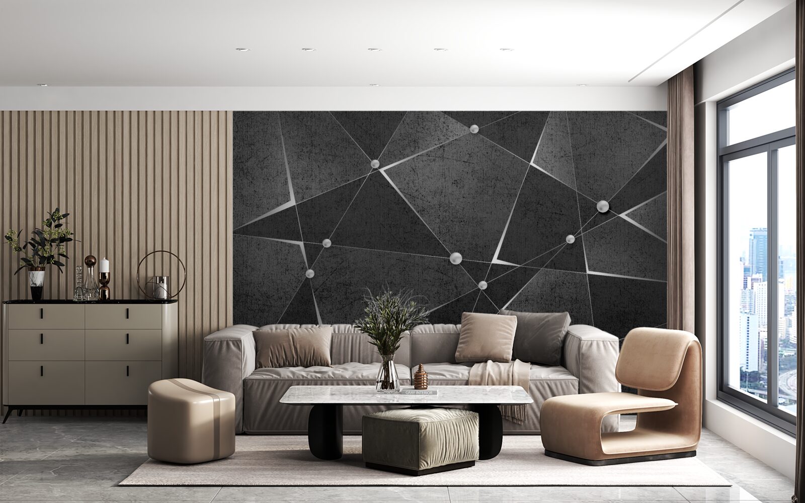 Фотошпалери чорні абстрактні відеозаставки