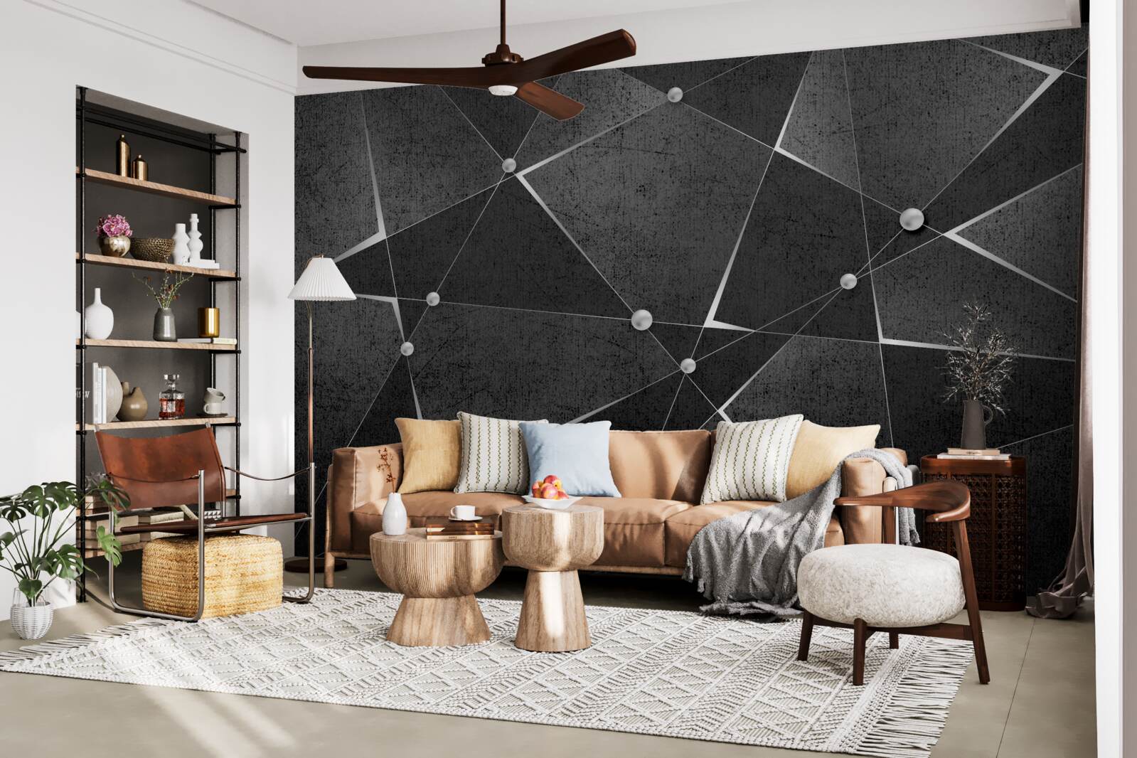 Фотошпалери чорні абстрактні відеозаставки