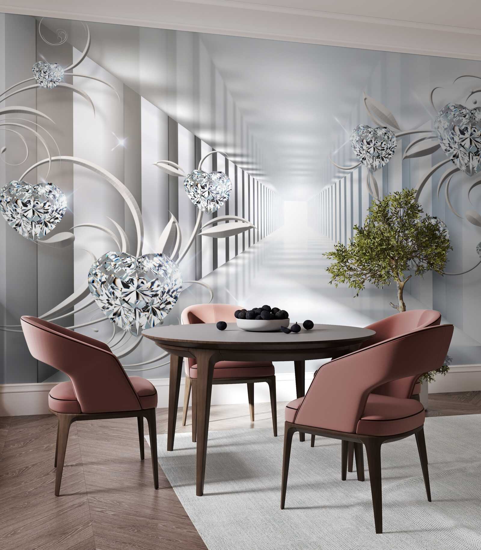 Фотошпалери незмінно білий, нескінченний прохід