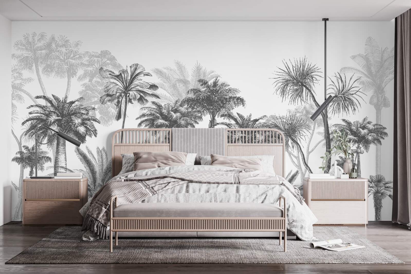 Фотошпалери векторна графіка пальм