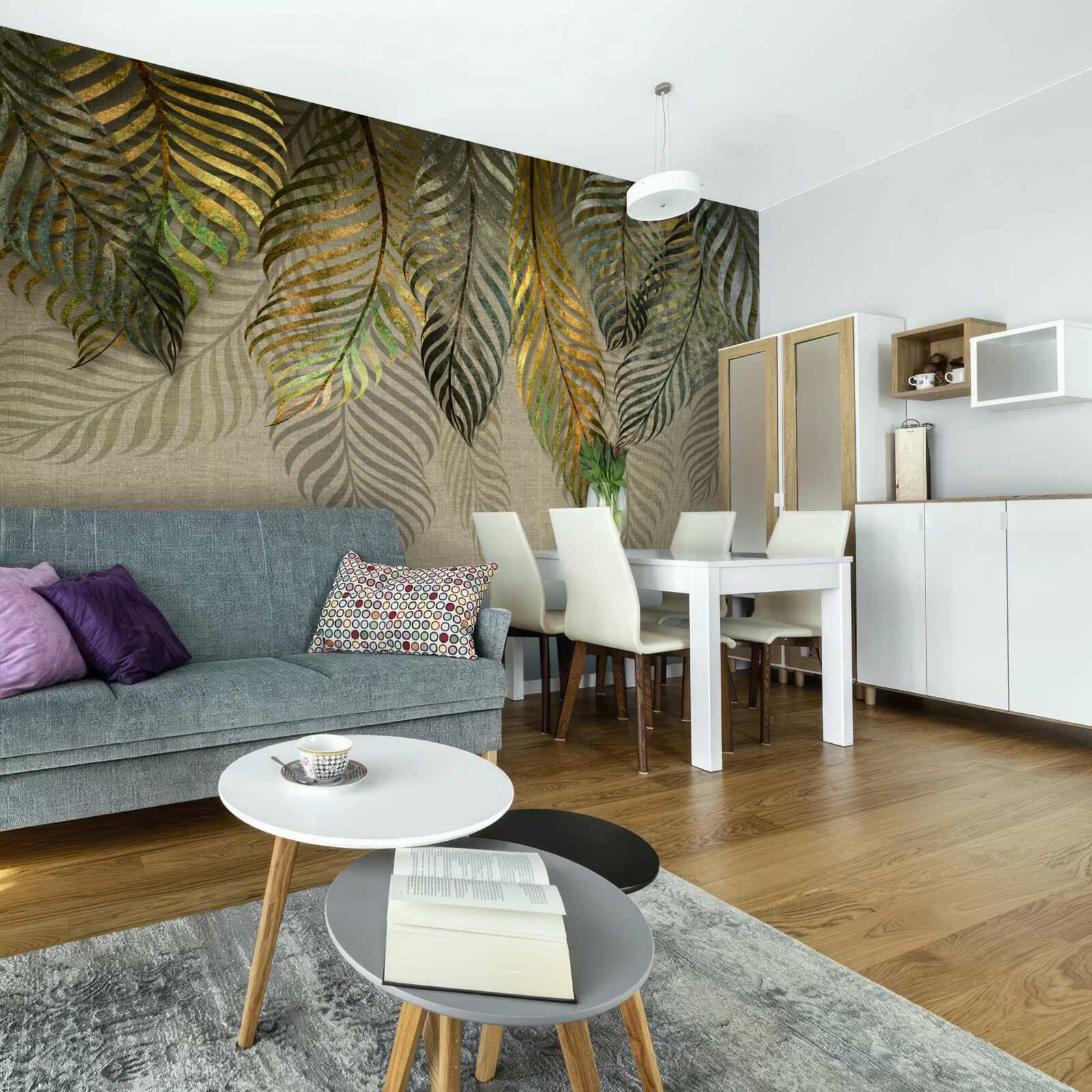 Фотошпалери пір'я лежить