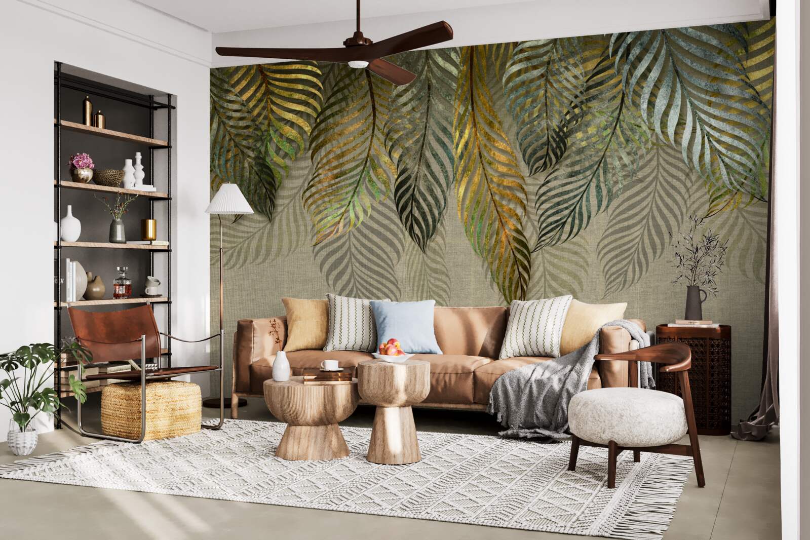 Фотошпалери пір'я лежить