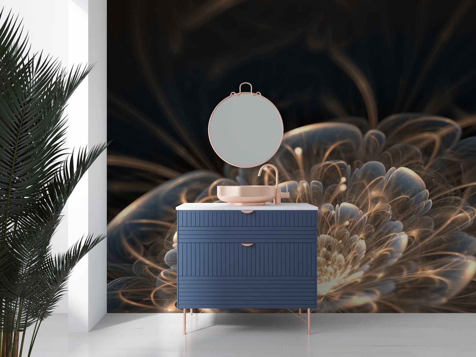 Фотошпалери велика квітка світла