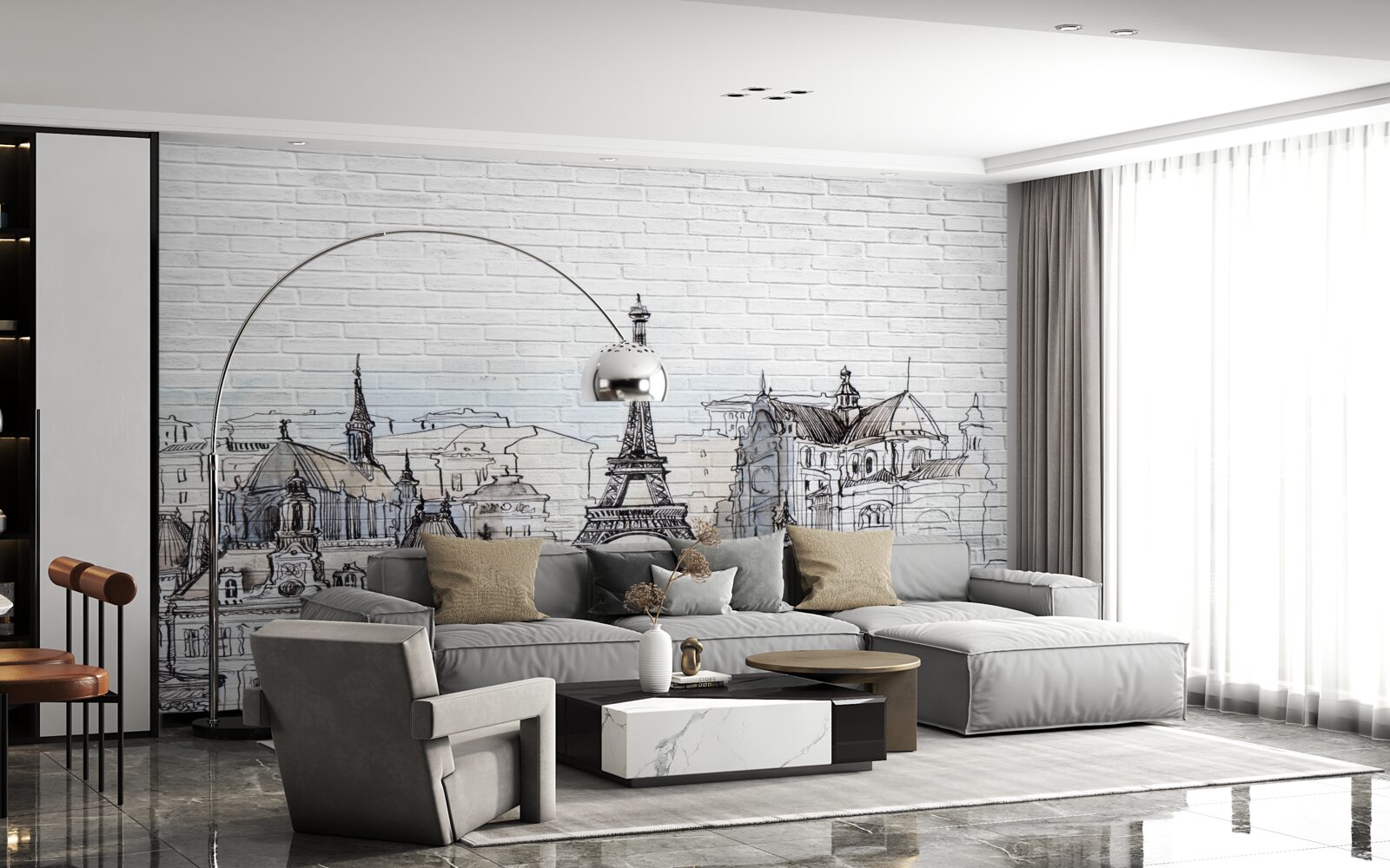 Фотошпалери фото пам'ятників парижа