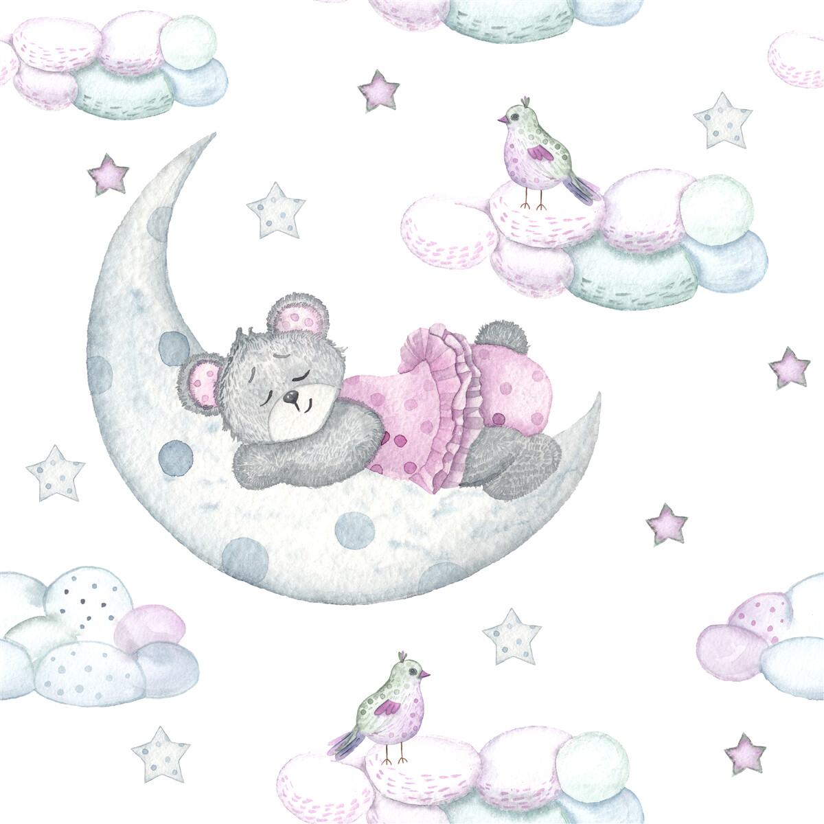 Фотошпалери на супутнику Землі дрімає ведмідь