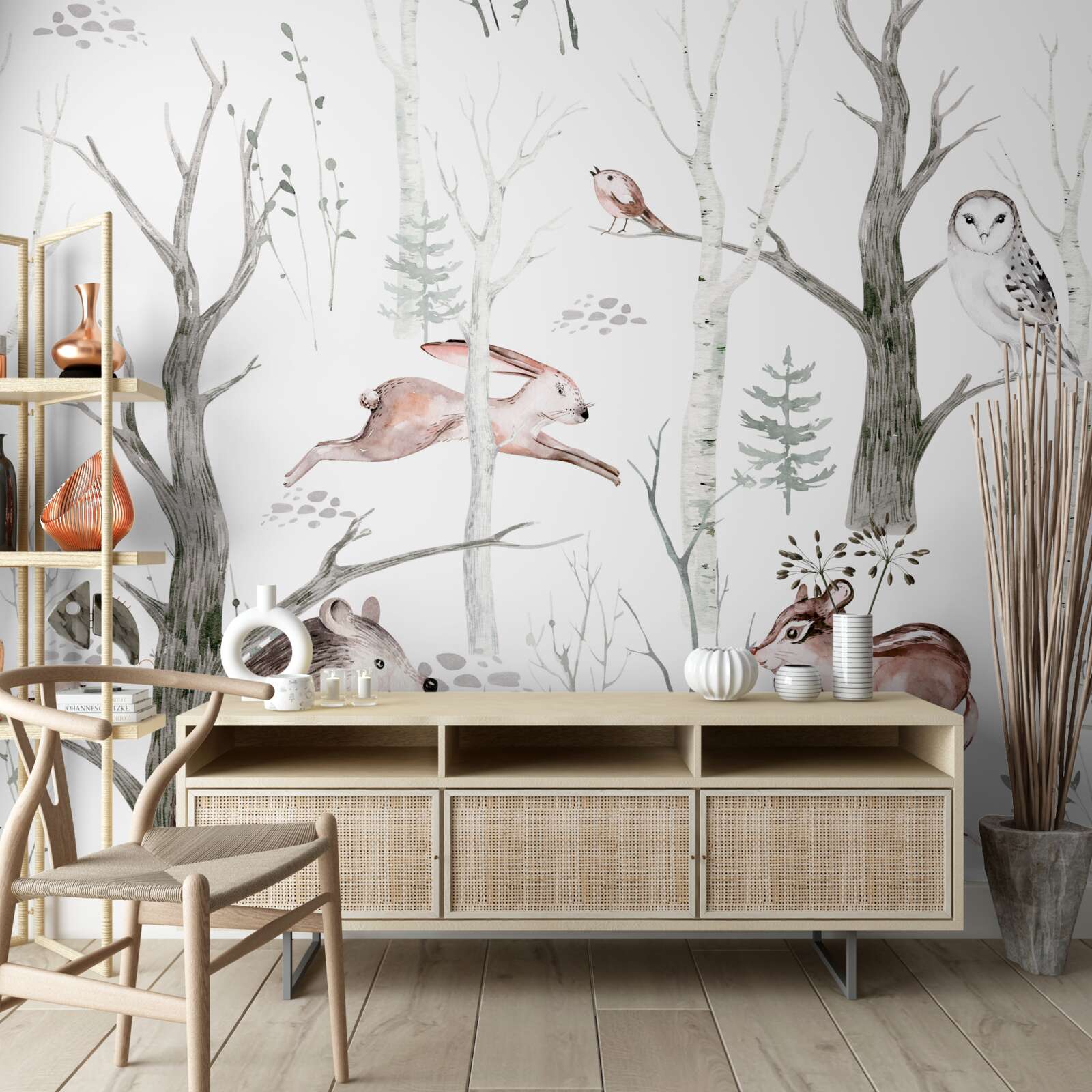 Фотошпалери тваринний ліс