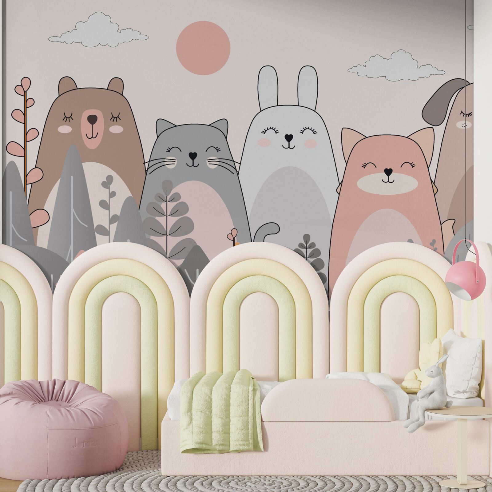 Фотошпалери п'ять чарівних і різноманітних тварин