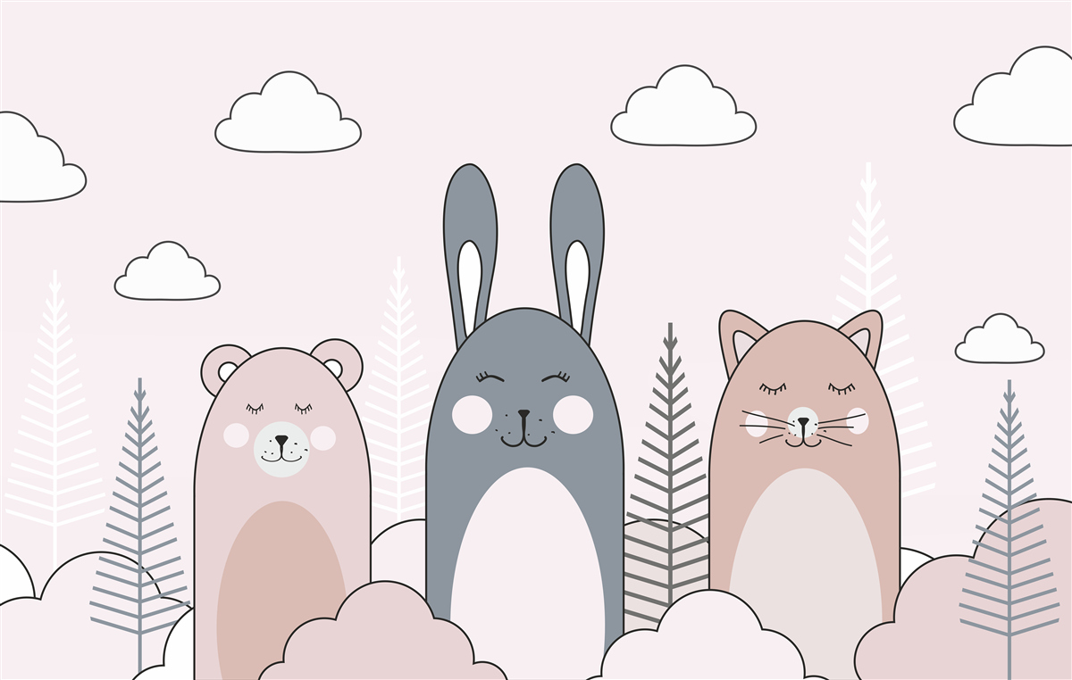 Фотошпалери тварини посміхаються з примруженими очима