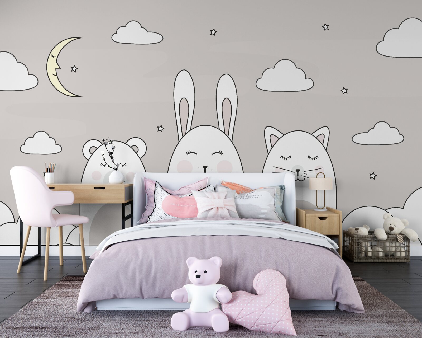 Фотошпалери Милі тваринки засинають