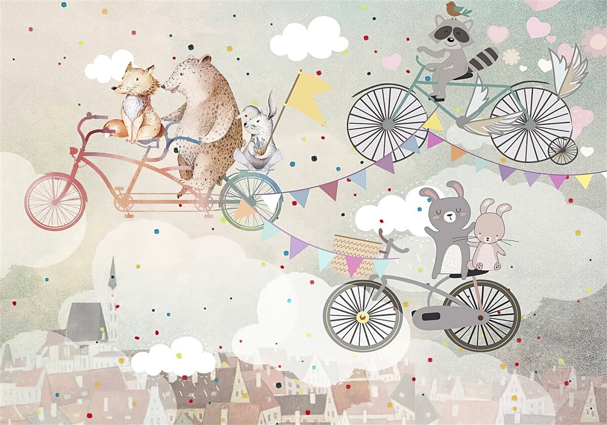 Фотошпалери істоти на двоколісних транспортних засобах