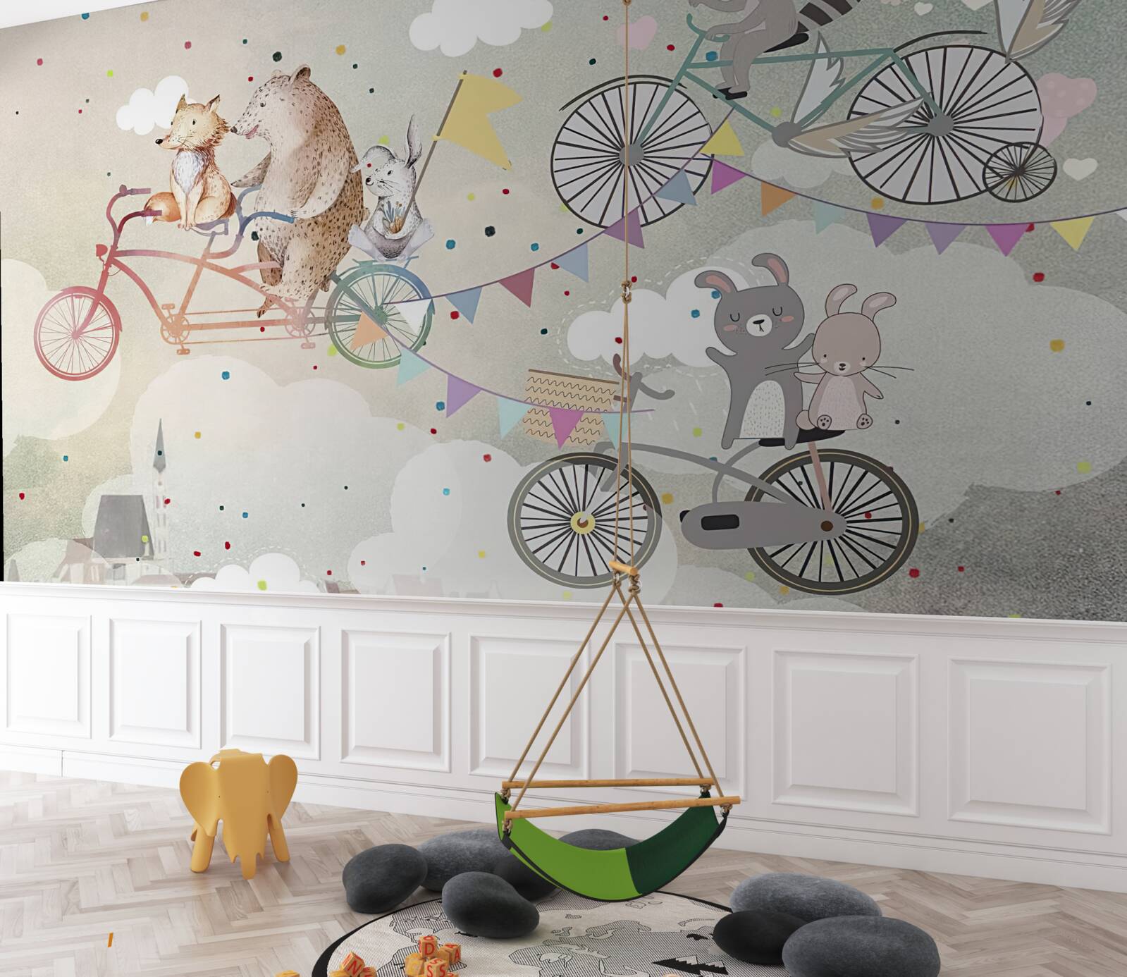 Фотошпалери істоти на двоколісних транспортних засобах