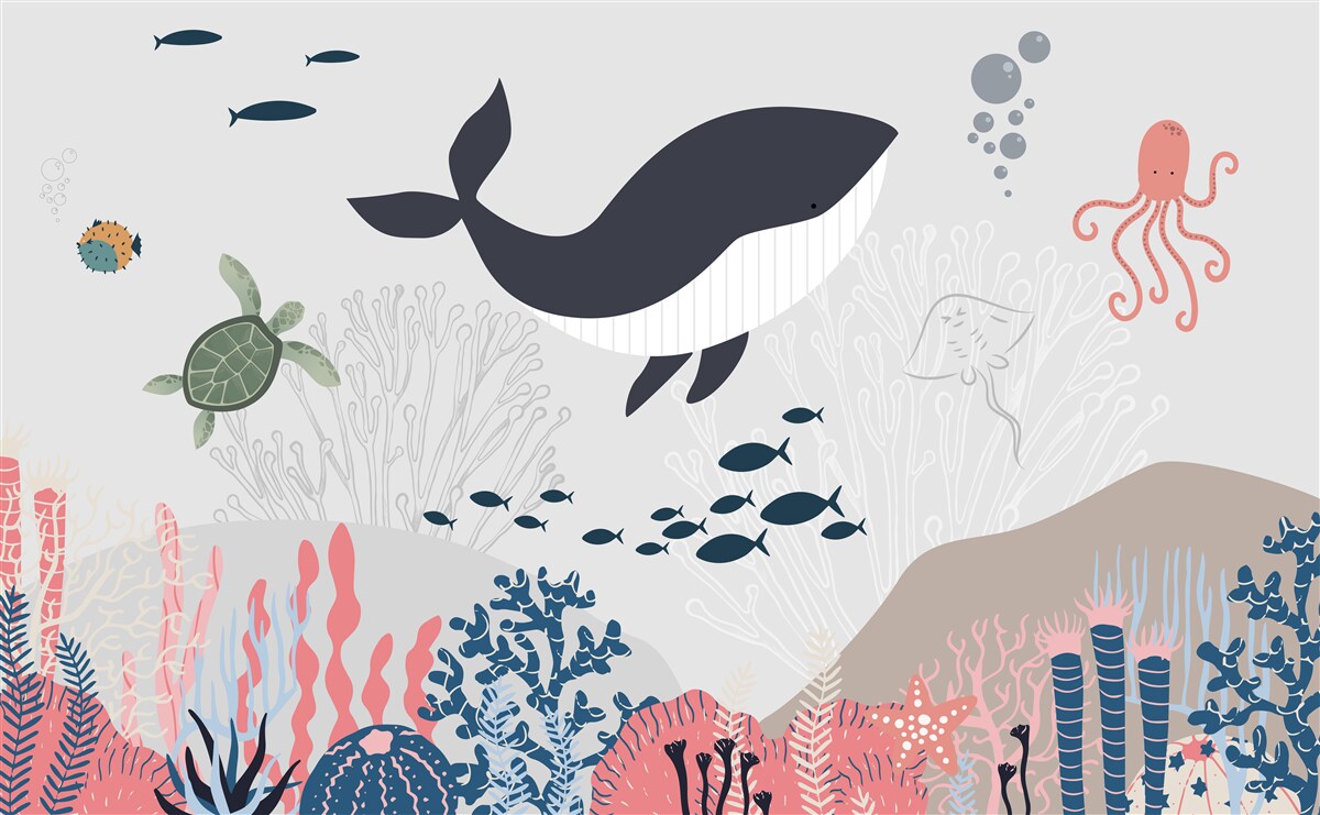 Фотошпалери тварини, що живуть у глибинах океану