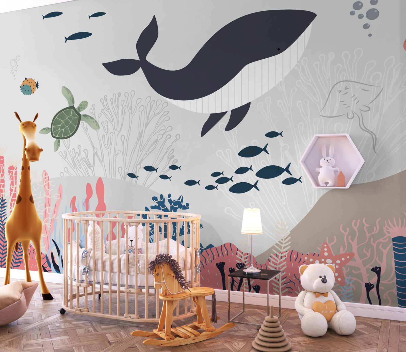 Фотошпалери тварини, що живуть у глибинах океану