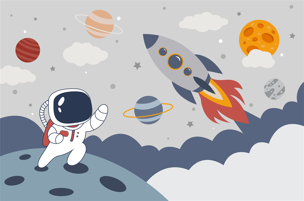 Фотошпалери людина у Всесвіті