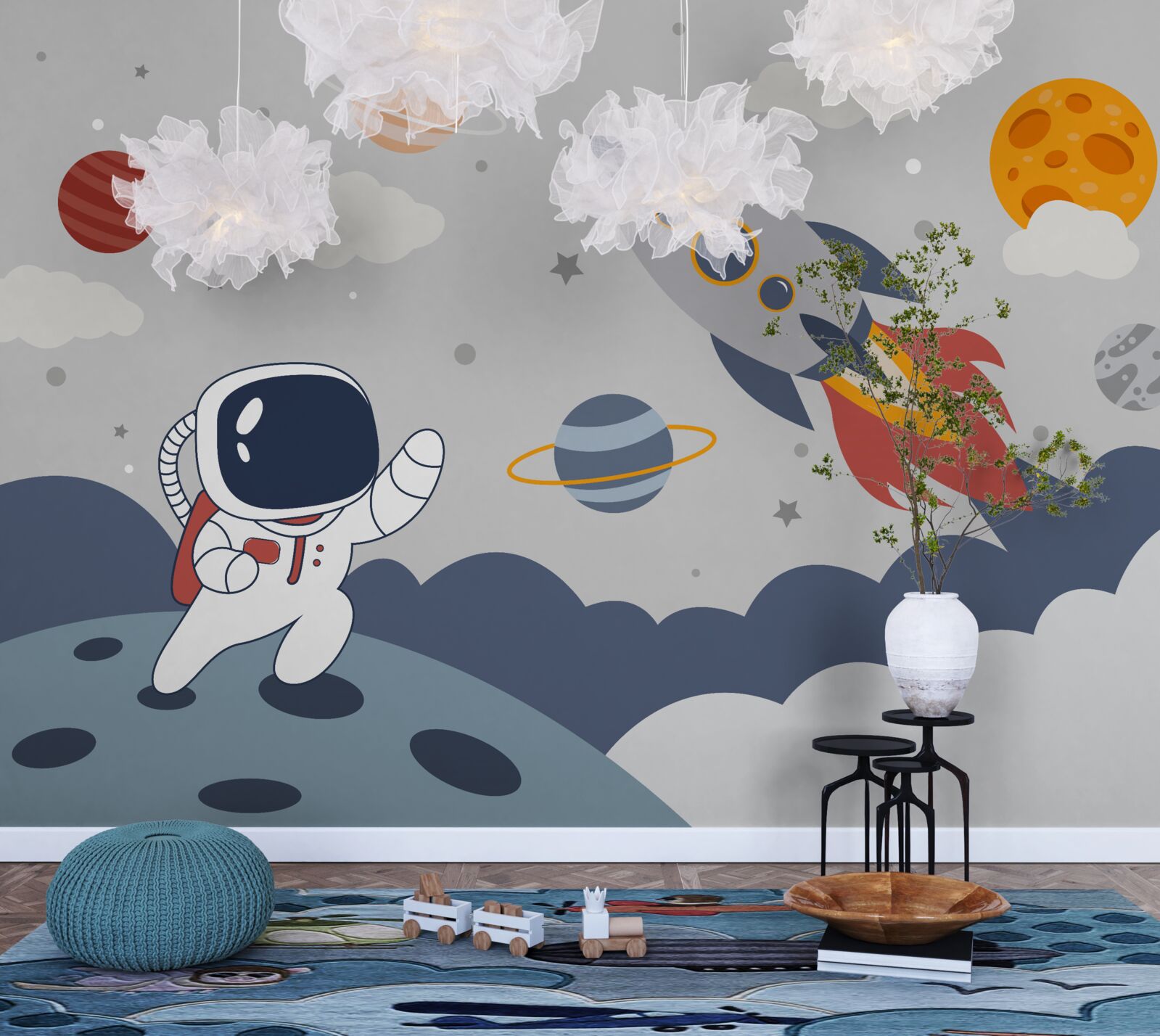 Фотошпалери людина у Всесвіті