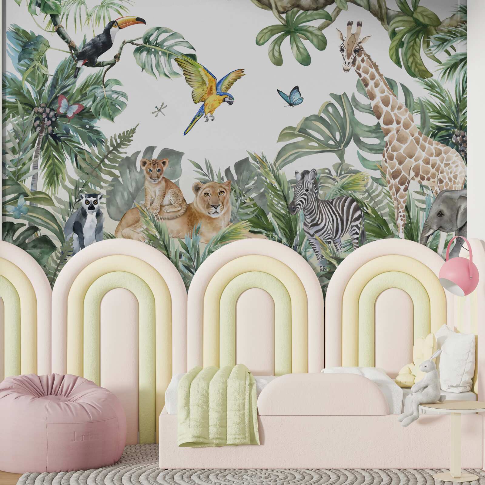 Фотошпалери у тропіках блукають різні тварини