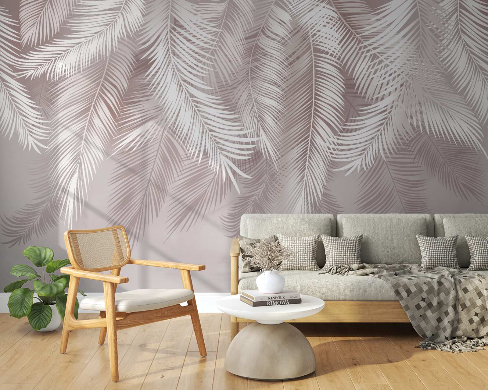 Фотошпалери розкішне пальмове листя