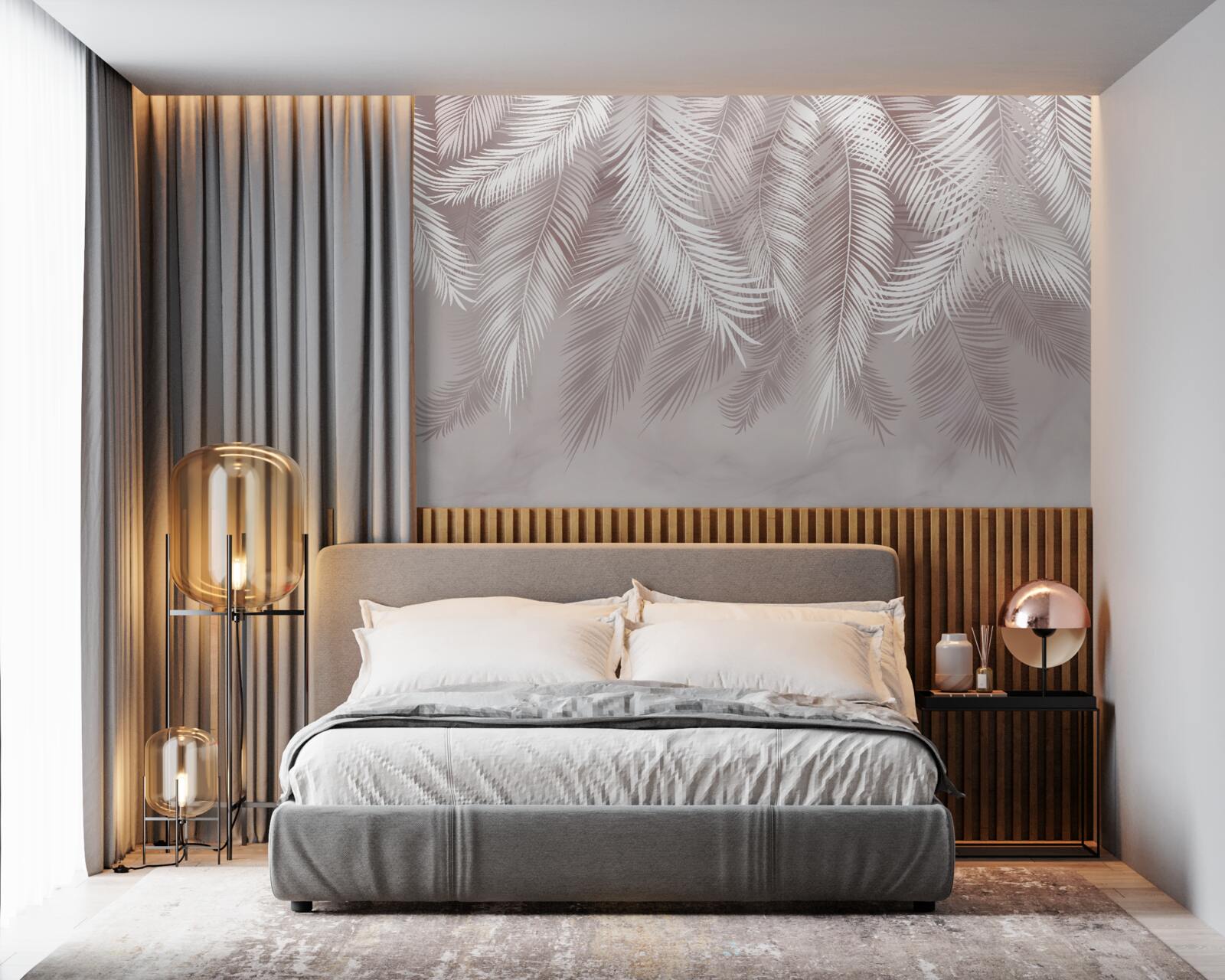 Фотошпалери розкішне пальмове листя