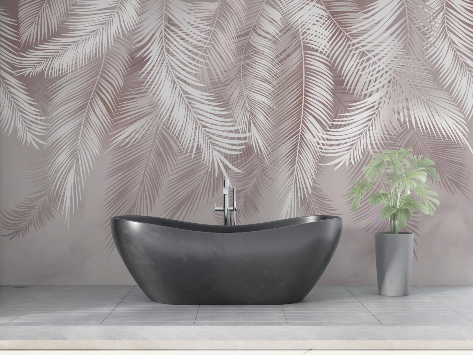 Фотошпалери розкішне пальмове листя